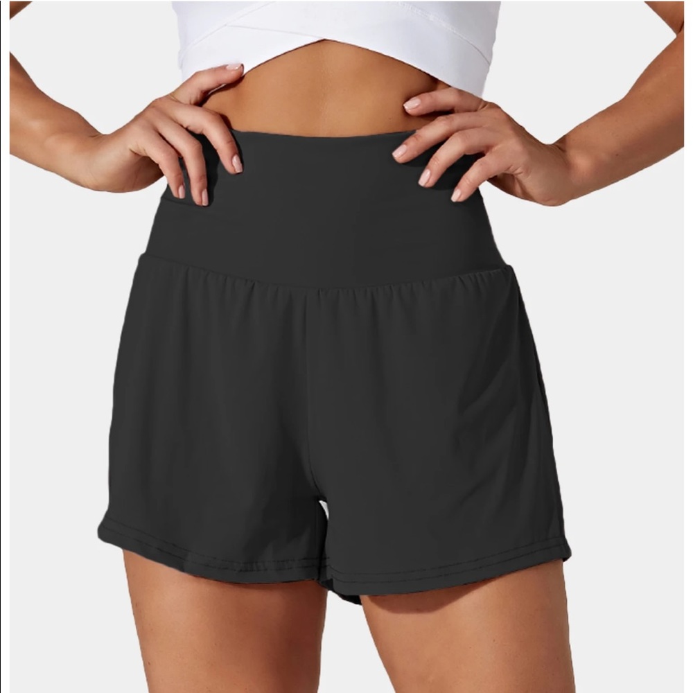 2 pairs- Halara In My Feels Waistband Short bundle
